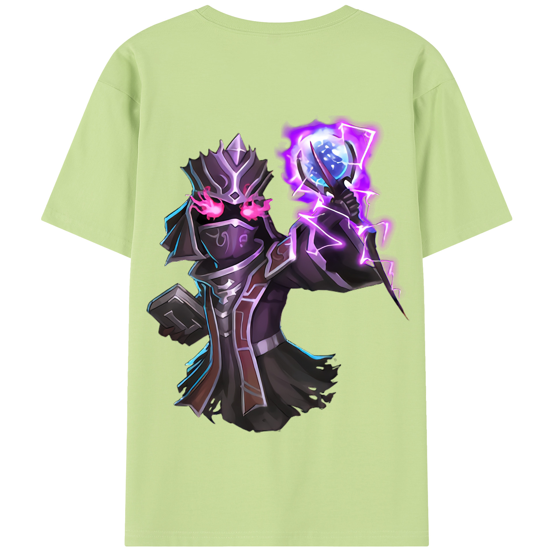（画像用） リーグ・オブ・レジェンド League of Legends LOL 綿100％半袖Tシャツ（背面プリント）